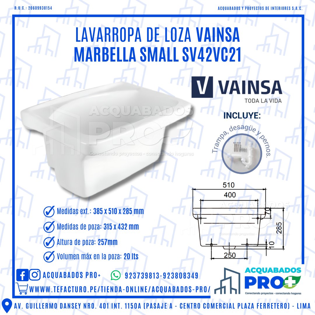 Lavaropa de loza