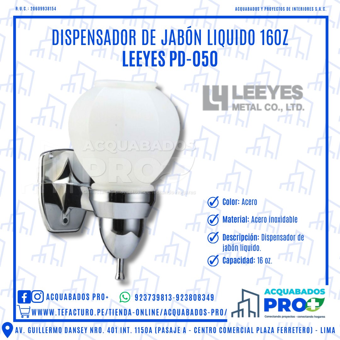 Dispensador de jabón líquido