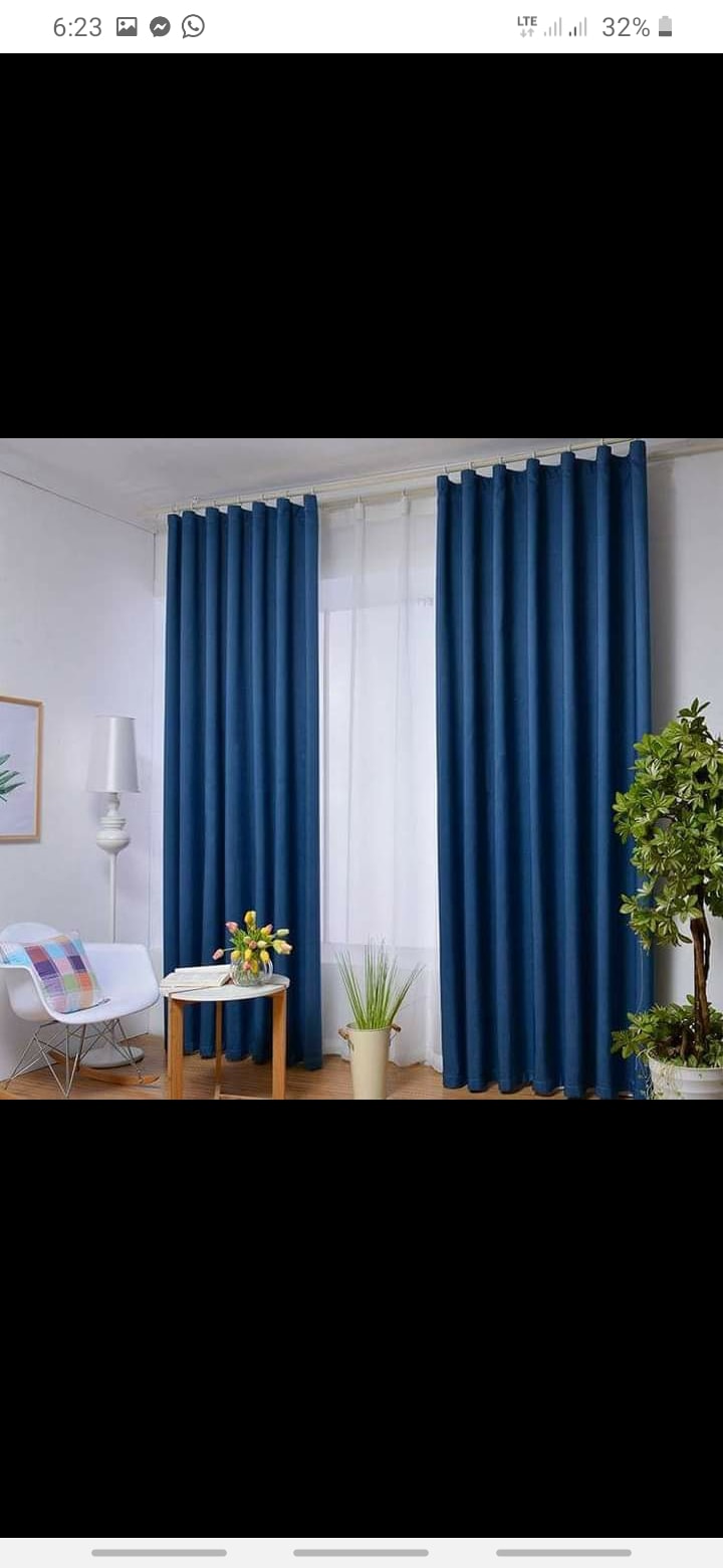 Cortina y persianas para cuartos	