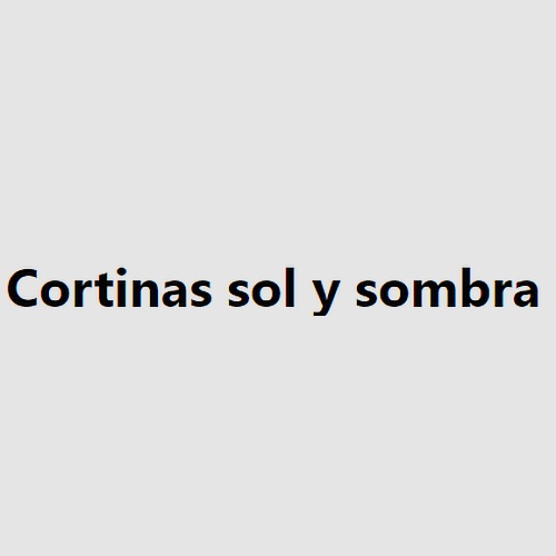Cortinas sol y sombra 