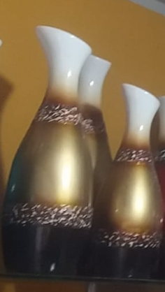 Jarron Ceramica Dorado Peru Venta de Cerámica	