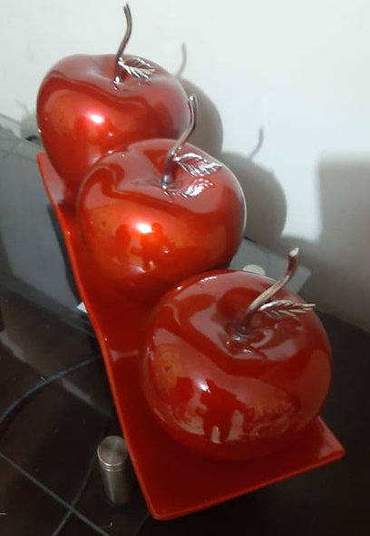 Adorno Ceramica Manzana Peru Venta de Cerámica	