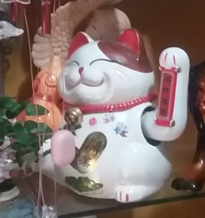 Adorno Ceramica Gato Peru Venta de Cerámica	