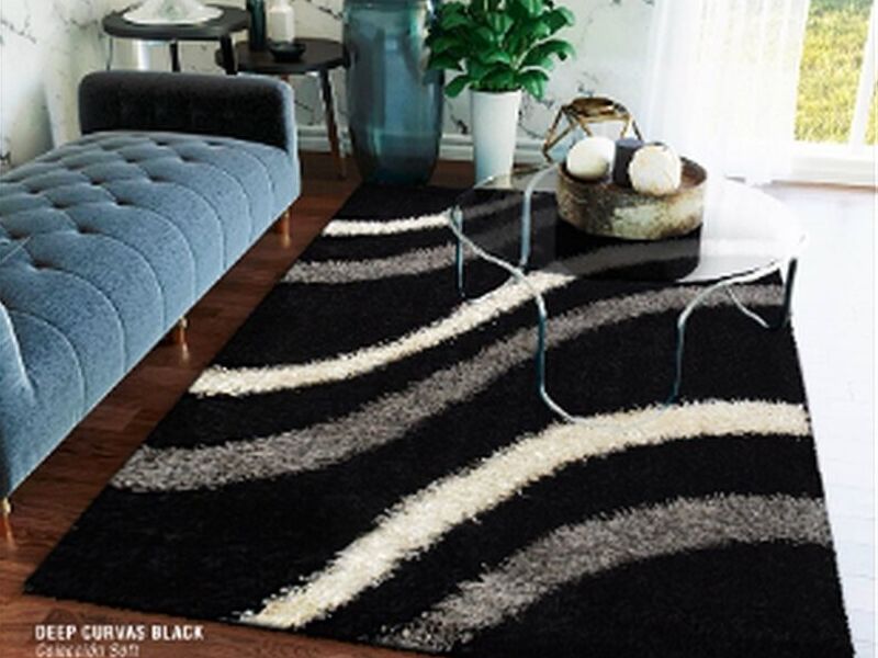 Alfombra Deep curva Black Perú