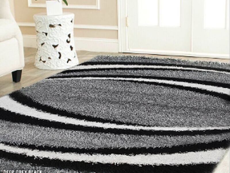 Alfombra Deep Gray Black Perú