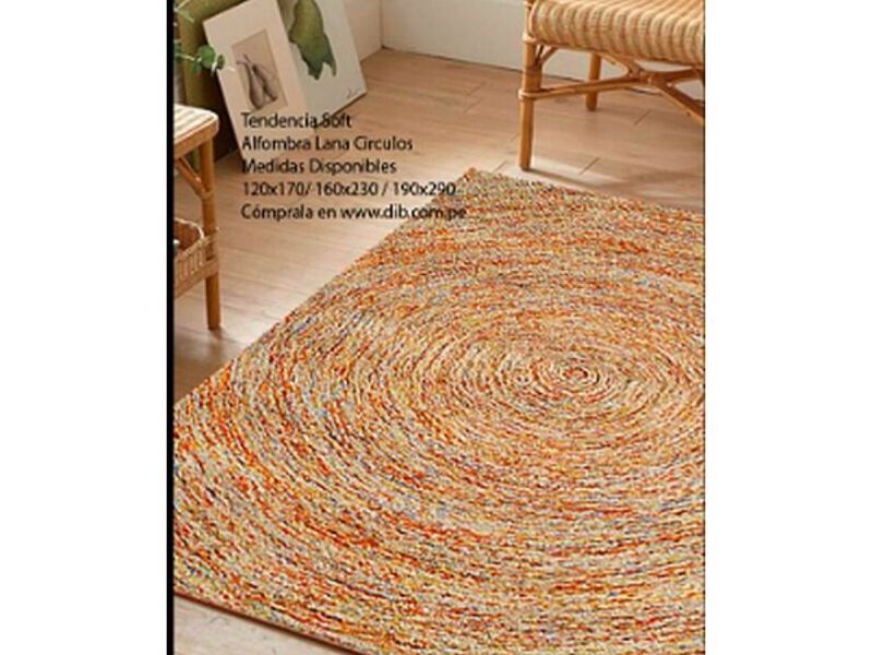 Alfombra Lana circulo  Perú