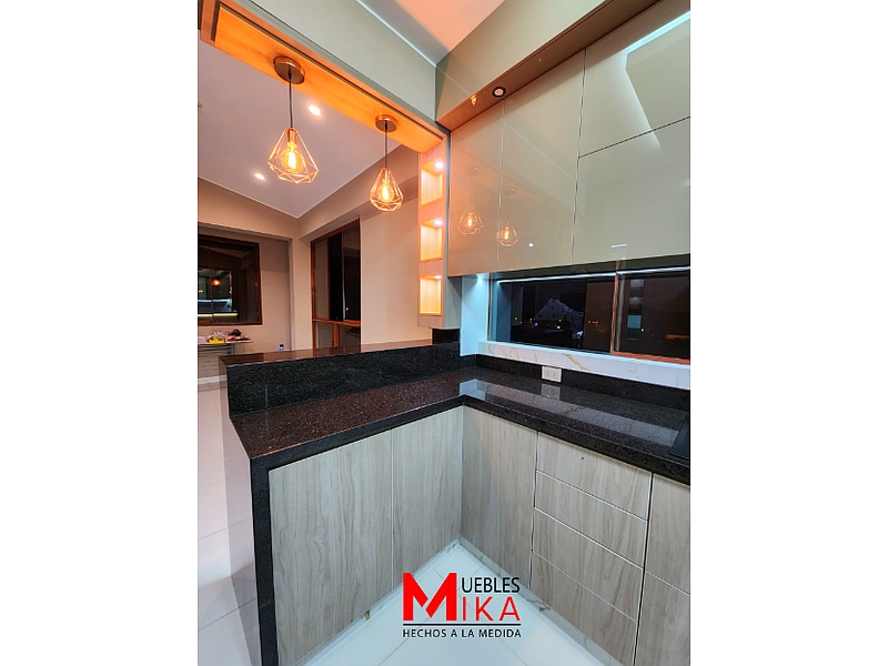 Mueble de Cocina Gris Perú