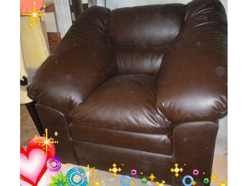 sillón reclinable de cuero Perú Muebles RAY PERU