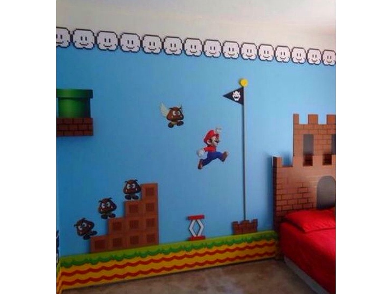 Decoración De Vinilo Mario Bros Perú