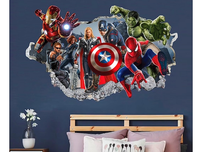 Decoración De Vinilo Marvel Perú