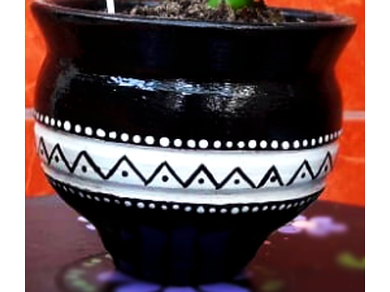 JARRON ANFORA NEGRO Perú