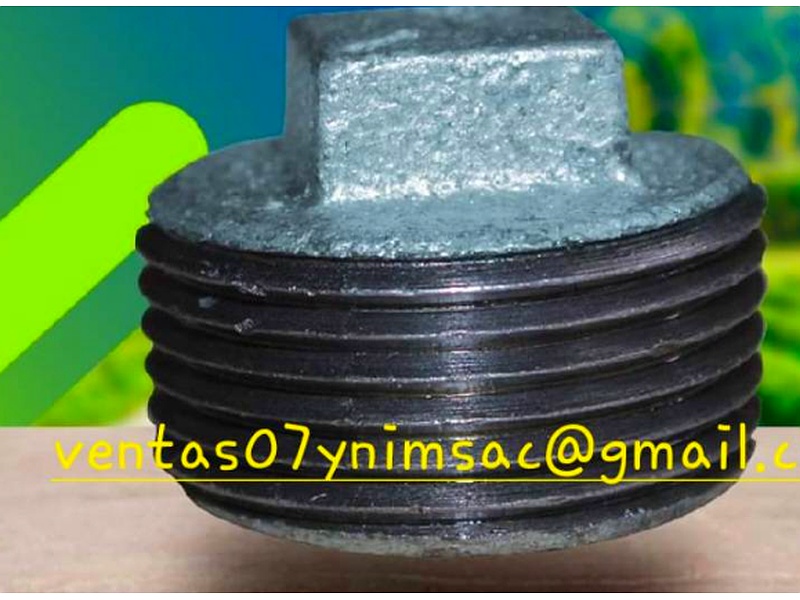 Tapón roscado galvanizado Perú