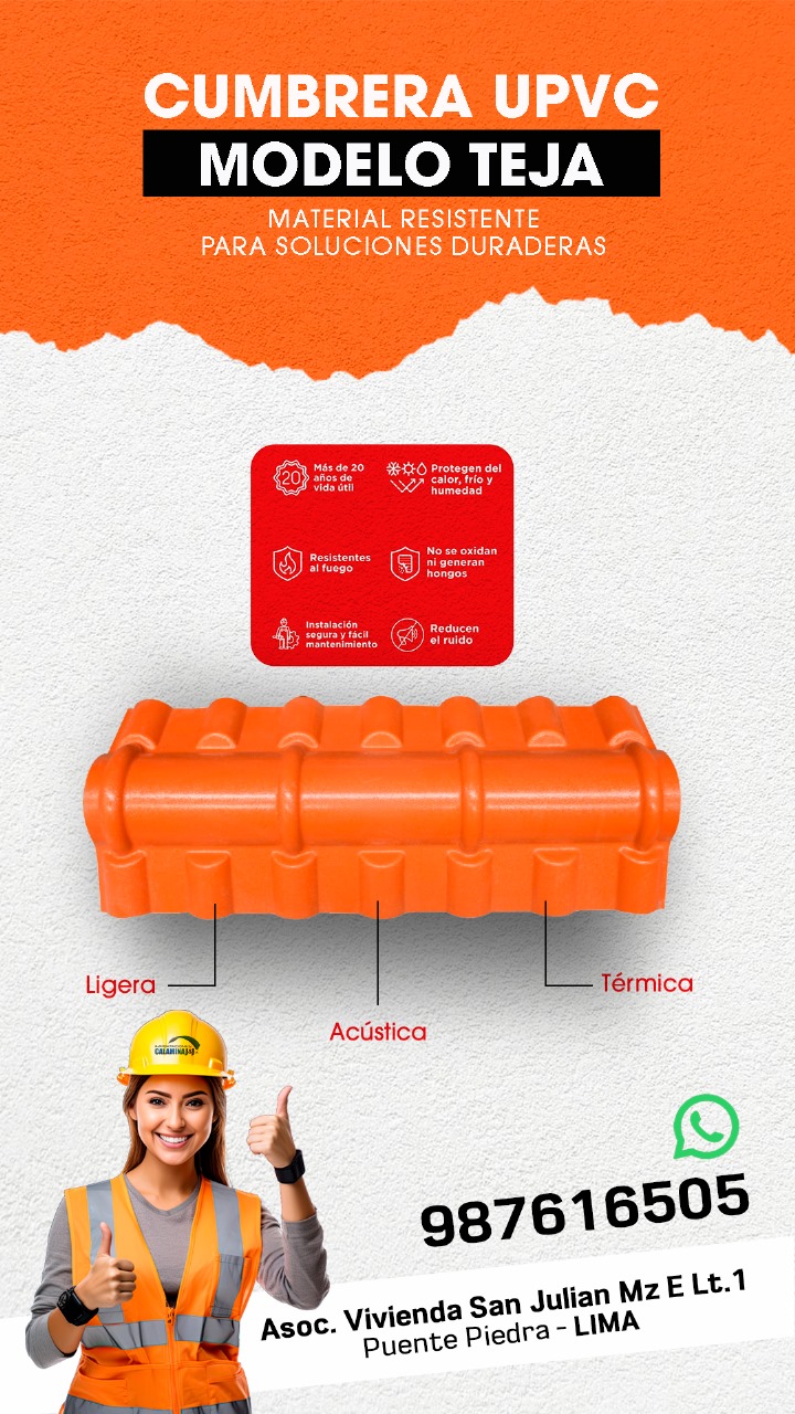 Cumbrero UPVC