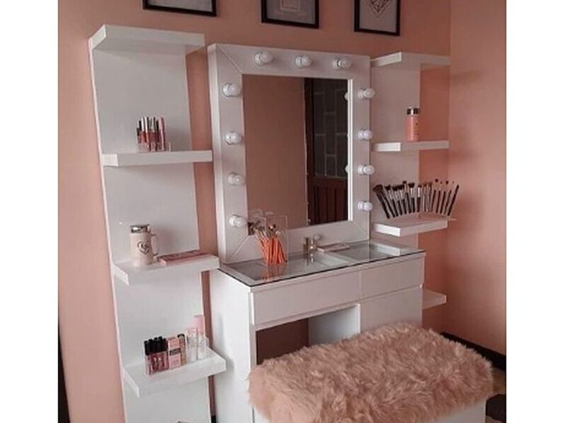 Tocador Modelo Vanity Blanco