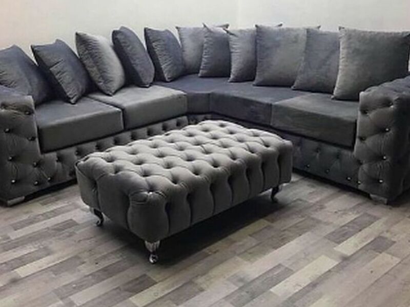 Sillón Modelo Gran Gris Obscuro