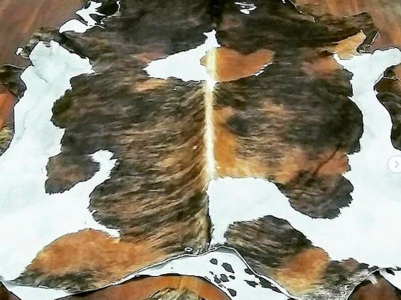 Alfombra piel de vacuno triple capa Perú