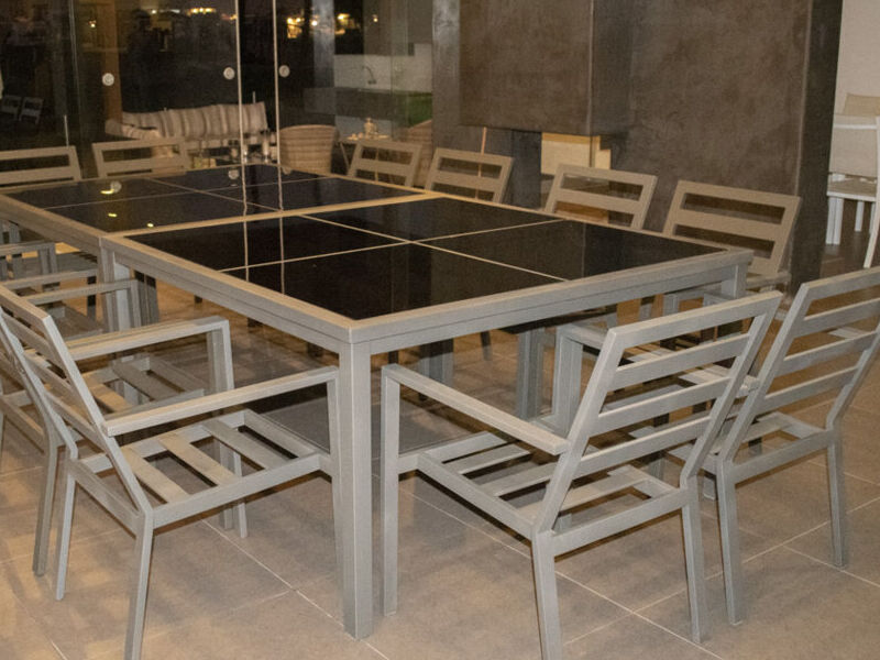 Comedor Mesa de Cristal Peru
