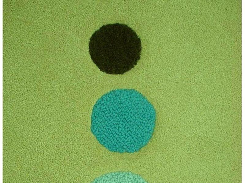 Alfombra Verde Puntos Perú