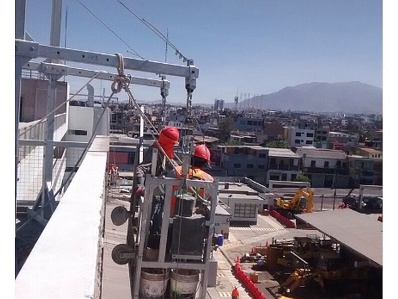 Andamios colgantes versátiles Perú