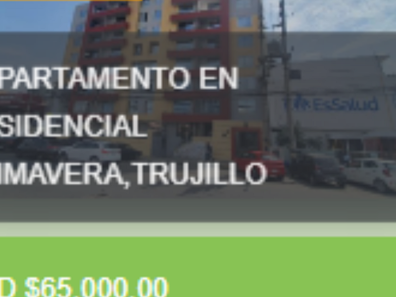 Departamento Venta 65.000 Peru