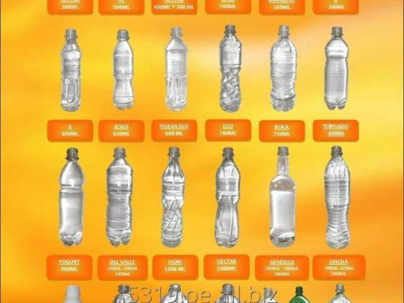 Botellas de polietileno para agua Perú