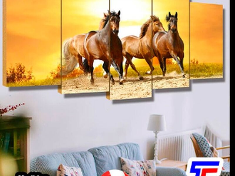 Cuadro decorativo Caballos Perú