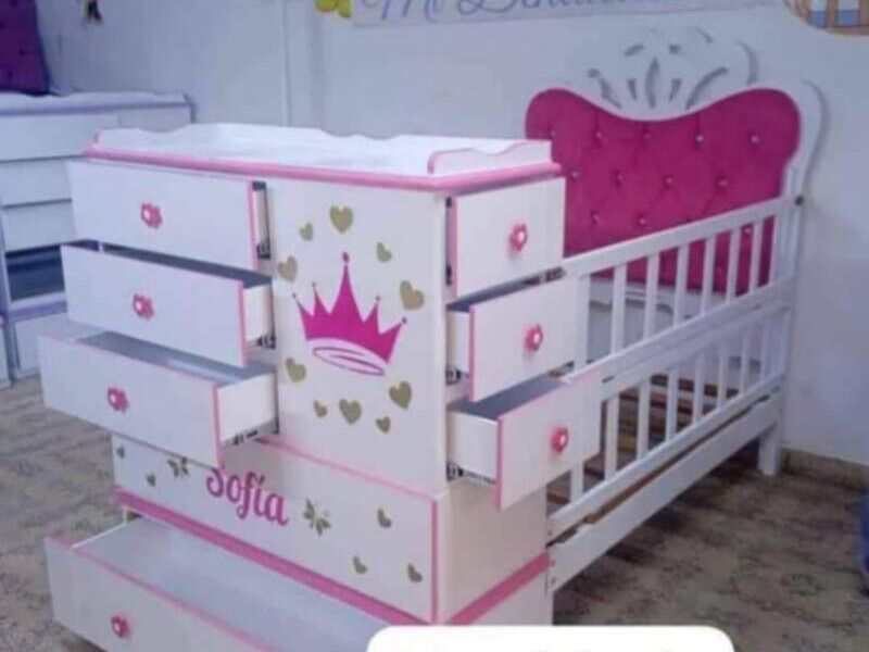 Cuna Princesas Varios Cajones Perú