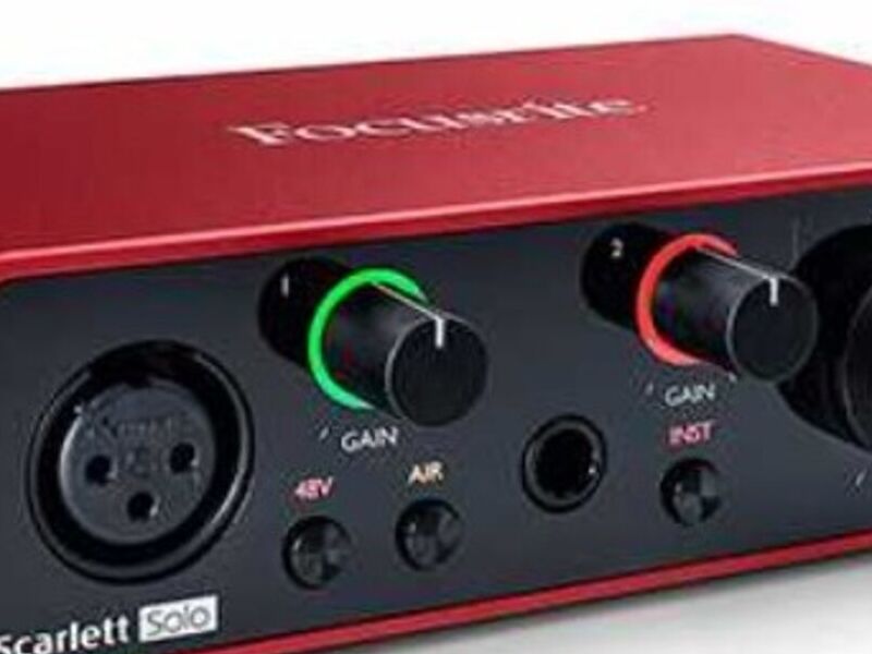Focusrite Scarlett Audio USB Perú