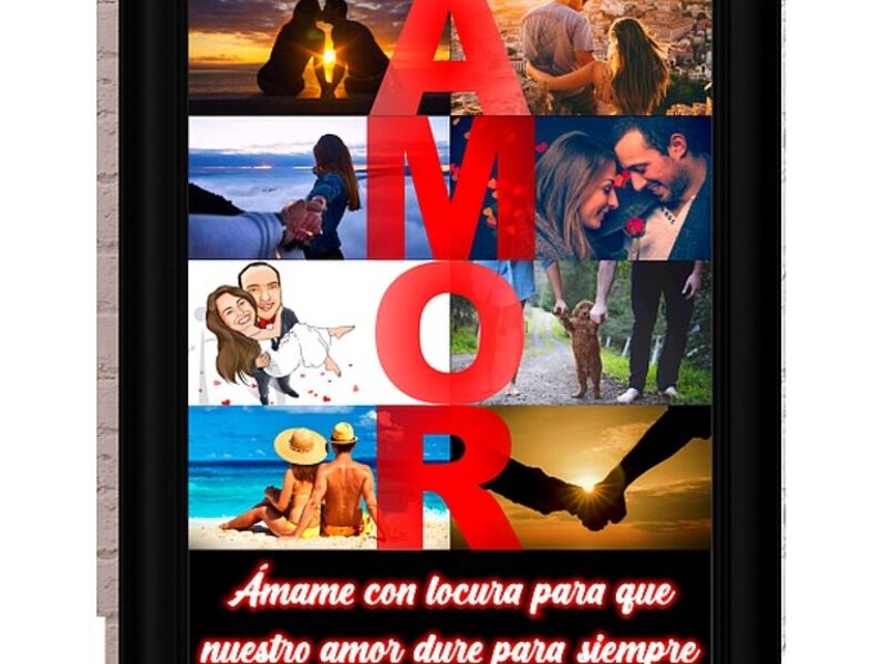 Cuadro Decorativo Amor Perú