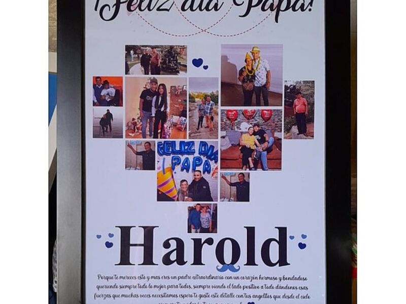 Cuadro Decorativo Corazon Perú