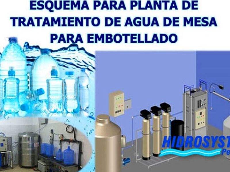 planta de tratamiento de agua de mesa