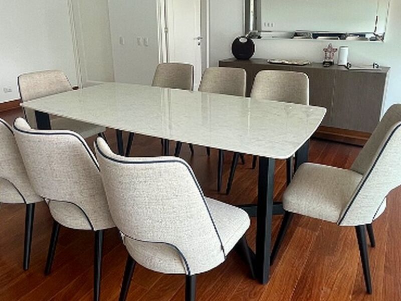  Mesa de comedor de mármol Perú