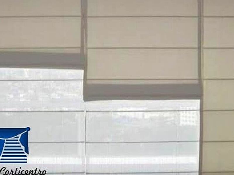 Cortina romana beige Chiclayo