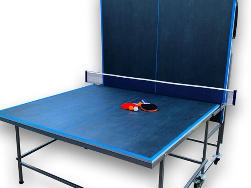 PING PONG PLEGABLE CON RUEDAS COLOR CHARCOAL