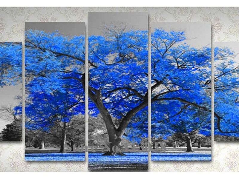 Cuadro Decorativo Azul Perú