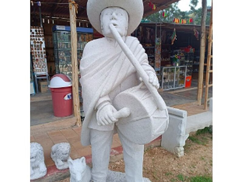 Escultura campesino Perú 