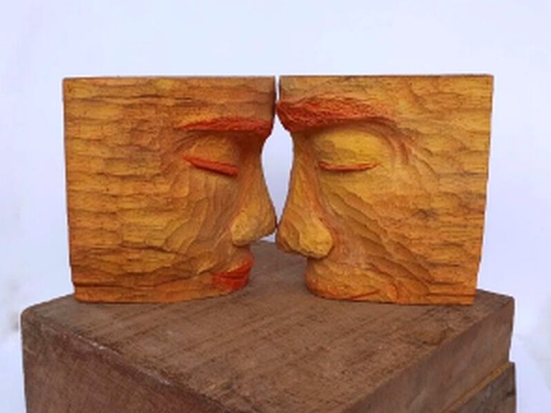 Escultura Mamá ama Perú