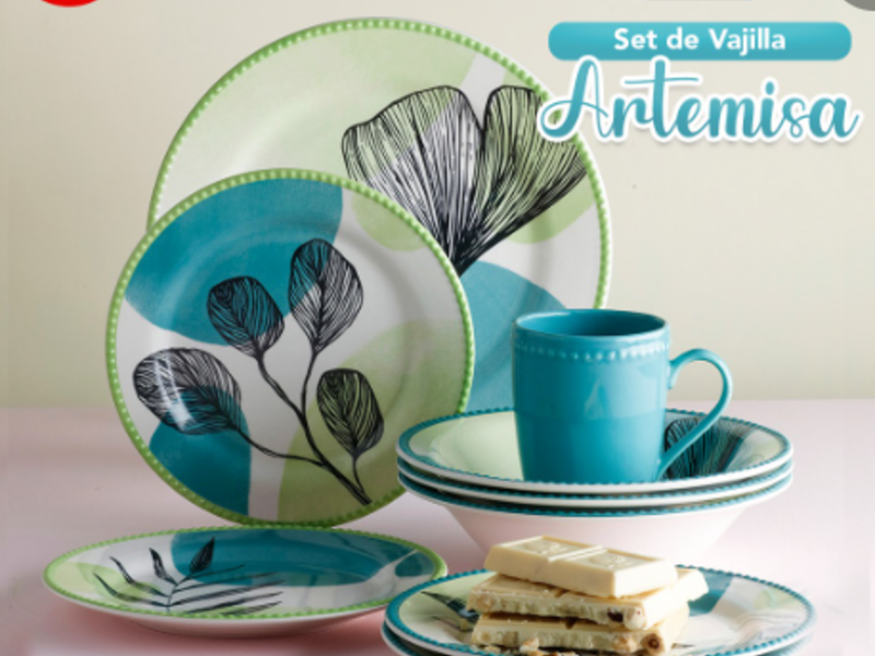 Set Vajilla Lima Ychicawa
