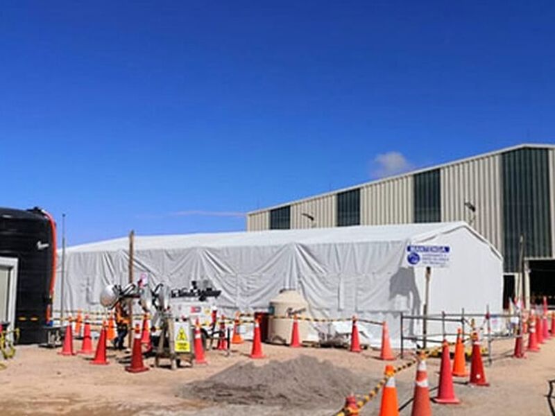 Carpa almacenamiento grande Peru