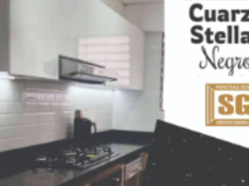 Mesón Cuarzo Stellar Negro PERU