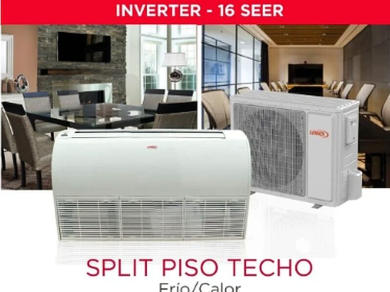 Instalación de Split Piso Techo