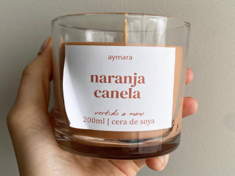 Vela de Naranja Canela Perú