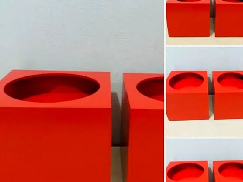 Cubos de Madera Para Extintores Perú