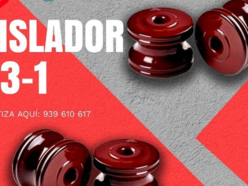 AISLADOR ELECTRICO CERAMICO LIMA