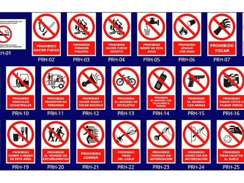 Señales de Prohibición Perú