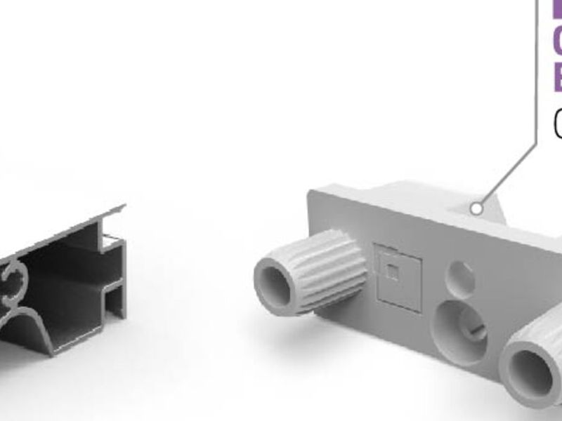 PERFIL CONECTOR de aluminio en lima