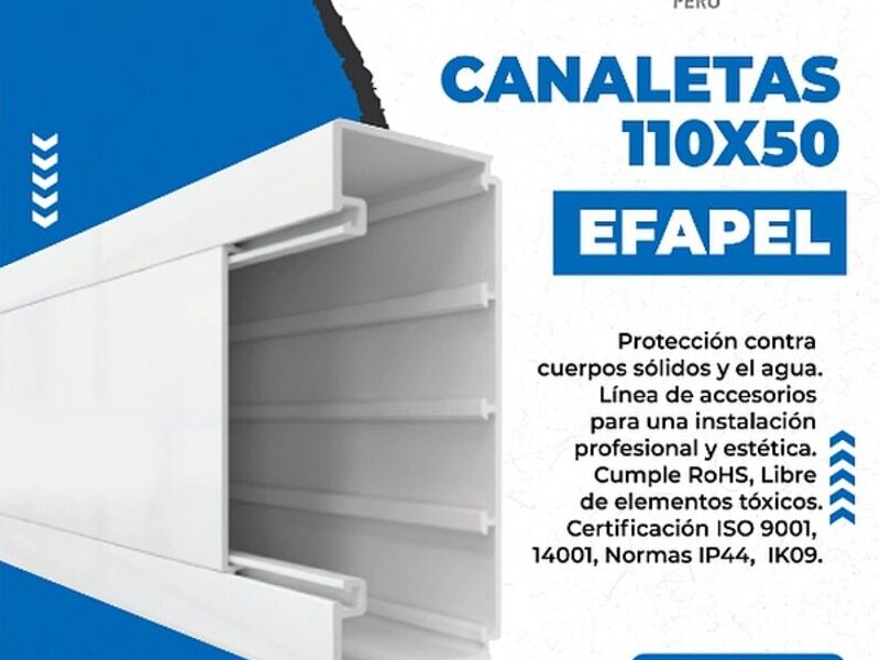 CANALETA PLASTICA LIMA