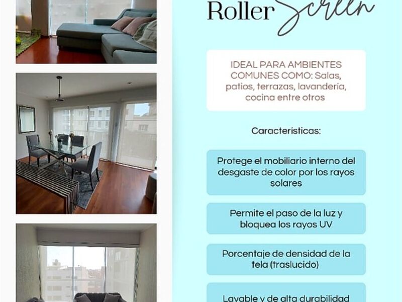 Cortina roller screem Perú
