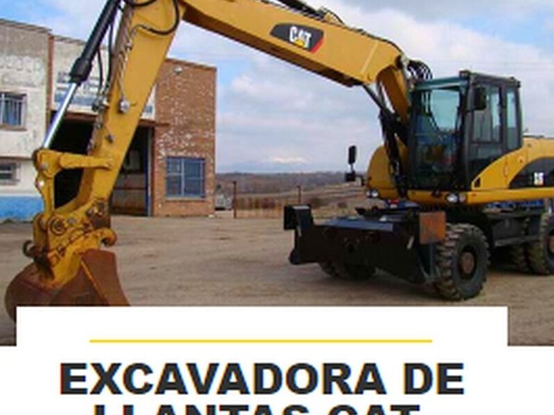 EXCAVADORA DE LLANTAS CAT-M318C