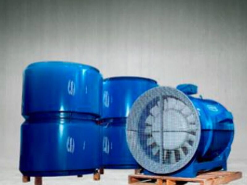 Ventilador Axial Minero y Silenciador- Perú 